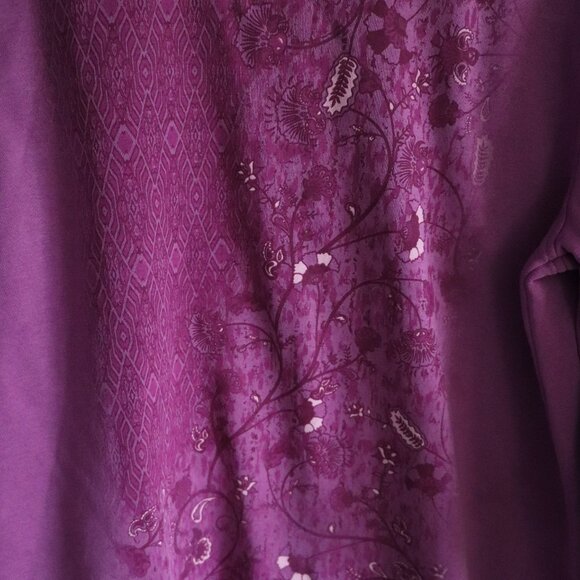 Northern Traditions Women's Sz M Crewneck Ribbed Fleece Pullover Relaxed Sweater - Picture 7 of 12